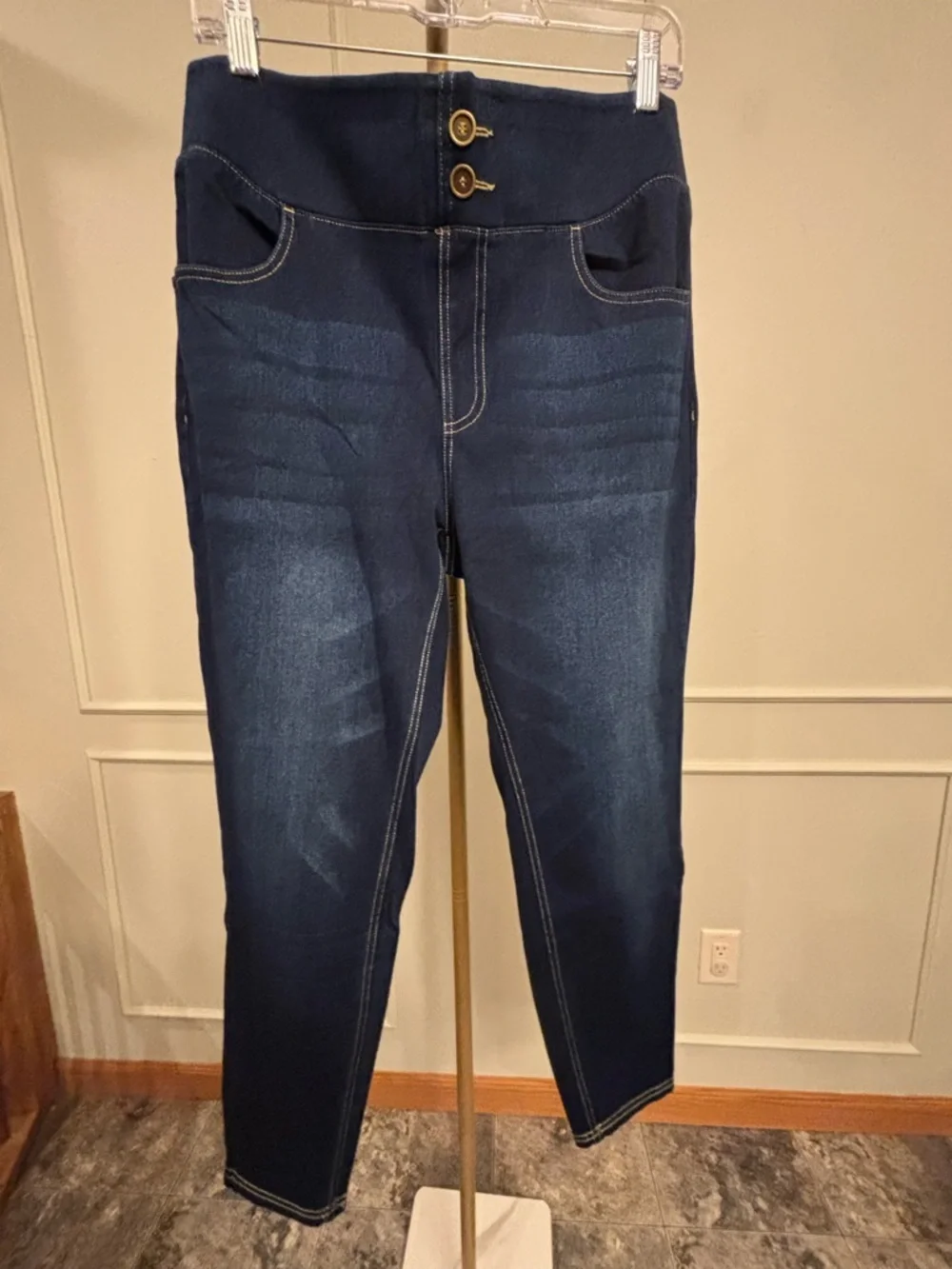 Halara Jeans Jeggings High Waist with Tummy Control Denim Stretch MSRP $60